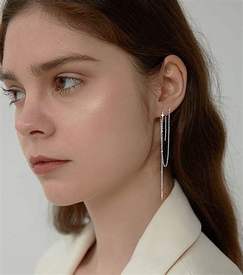 Shop Threader Earrings .